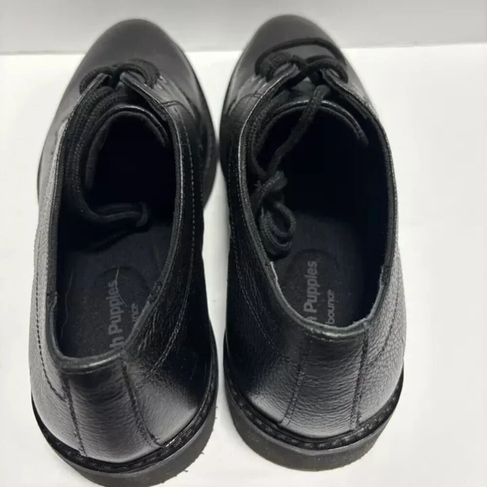 Hush Puppies Men’s Detroit Plain Toe Oxford Black, Size 9.5 M